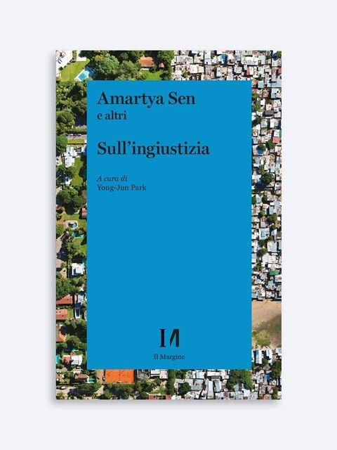 Cover of the book Sull'ingiustizia by Amartya Sen and others, with an aerial photograph