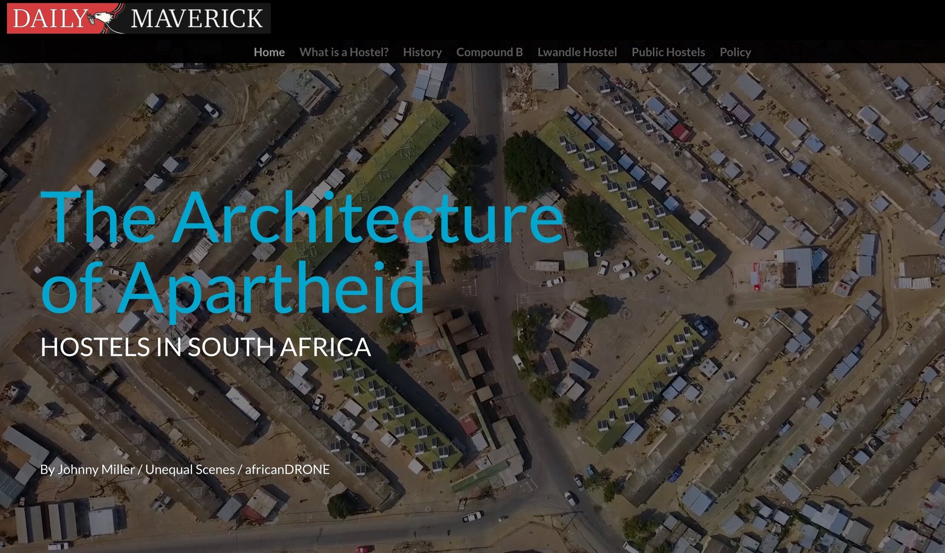 The Architecture of Apartheid on the Daily Maverick website
