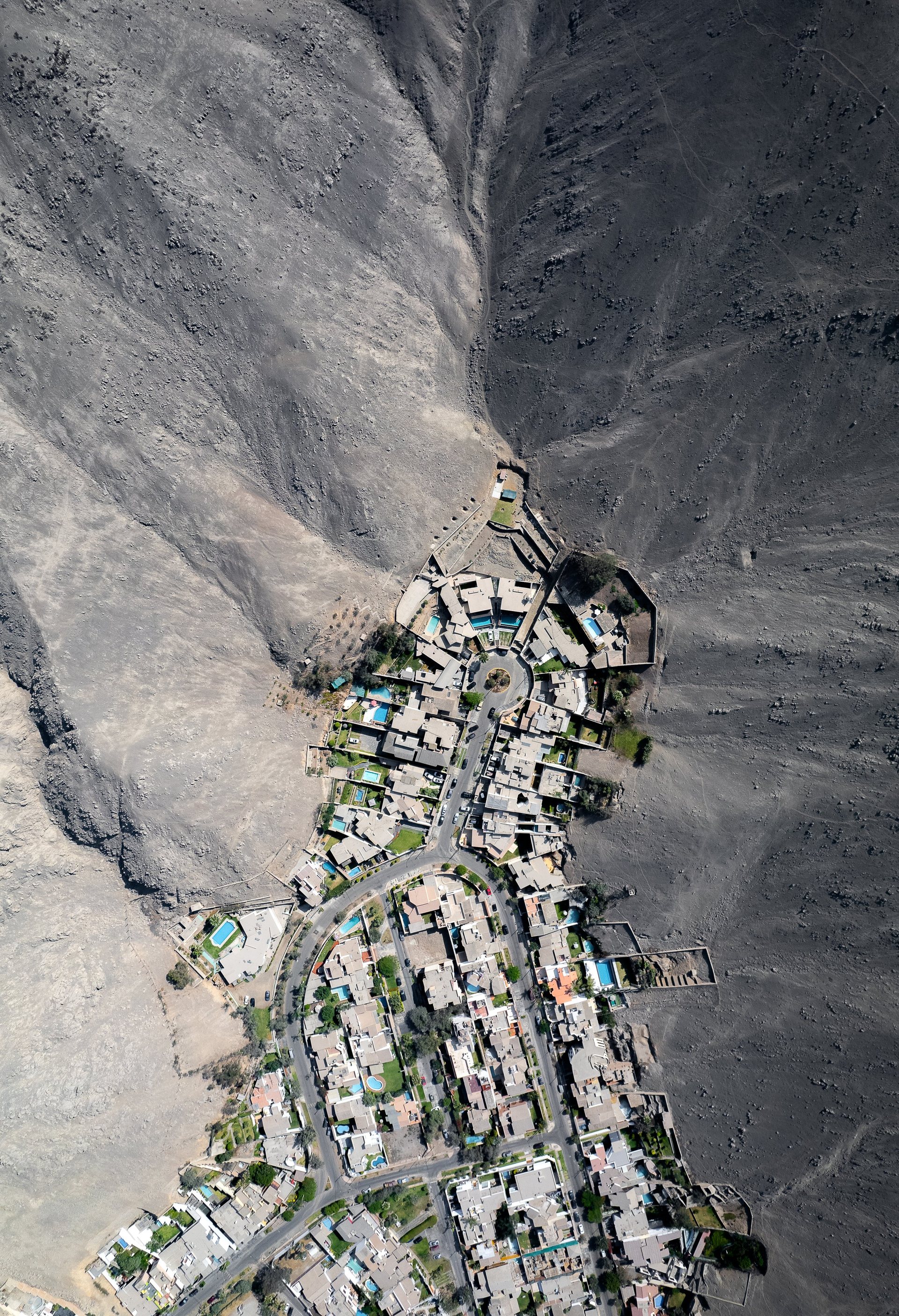 Development in the foothills of Lima.