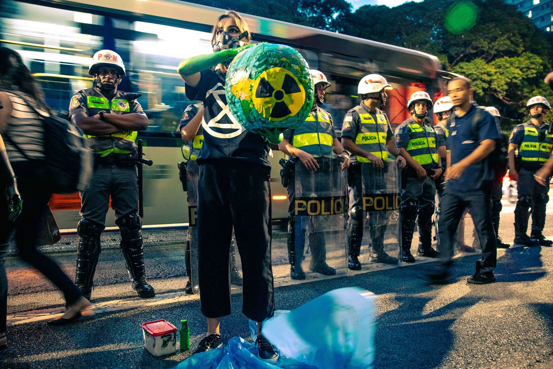 Fridays for Future protest, São Paulo.